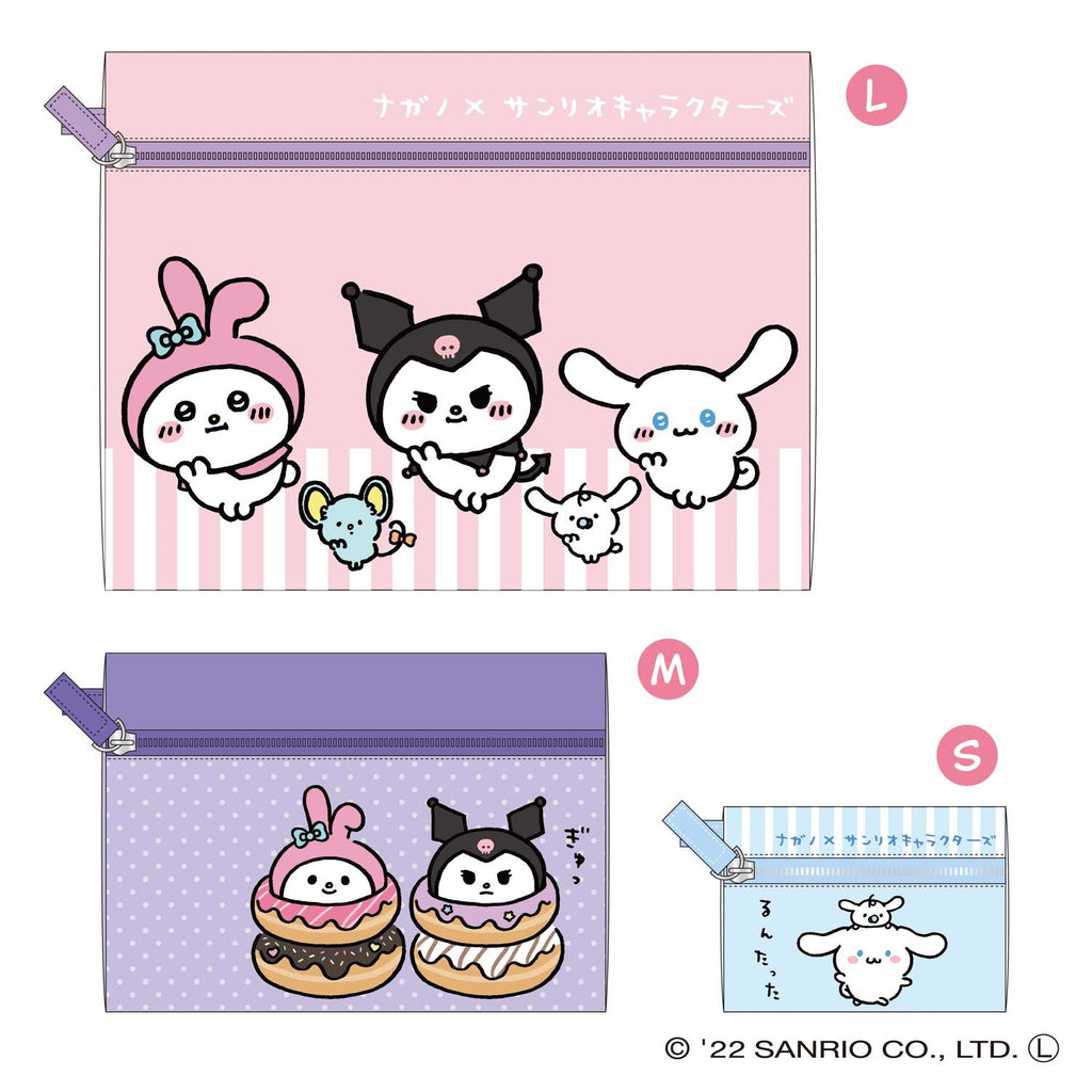 Nagano x Sanrio Characters Triple Pouch A