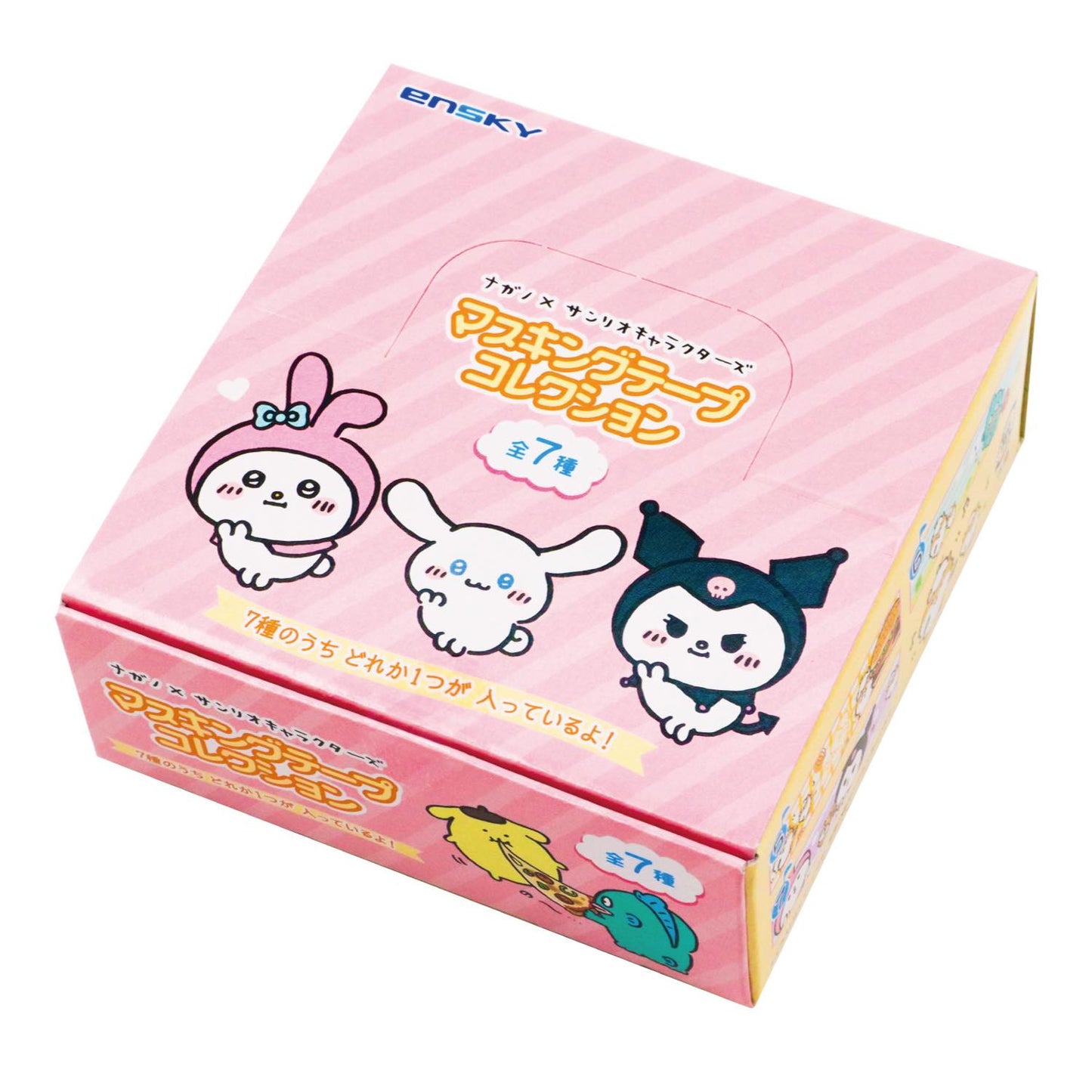 Nagano×Sanrio Characters 面具膠帶收藏 1BOX 7個入 
