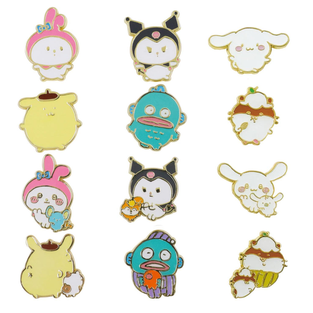 Nagano x Sanrio Characters Pins Collection 1BOX 12 pieces