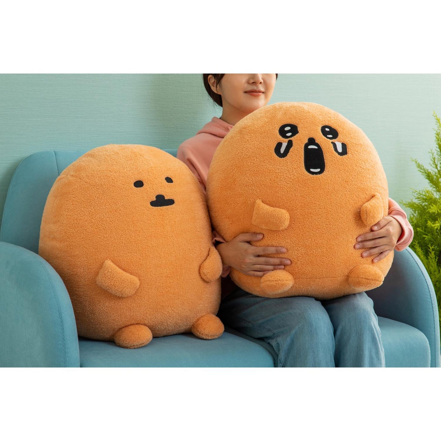 【予約】もぐらコロッケ 特大！サクッとぬいぐるみ ２体セット【予約限定特典付き】【5月中旬発送】【2倍送料】【他の商品と同時購入不可】【キャンペーン対象外】