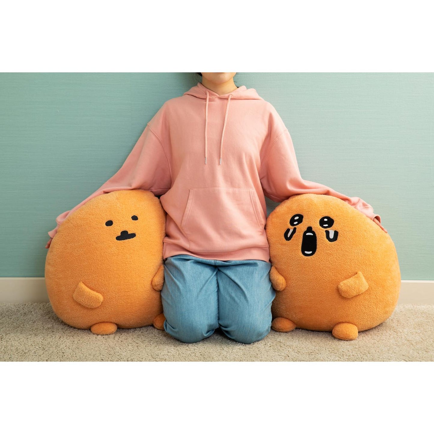 【予約】もぐらコロッケ 特大！サクッとぬいぐるみ ２体セット【予約限定特典付き】【5月中旬発送】【2倍送料】【他の商品と同時購入不可】【キャンペーン対象外】