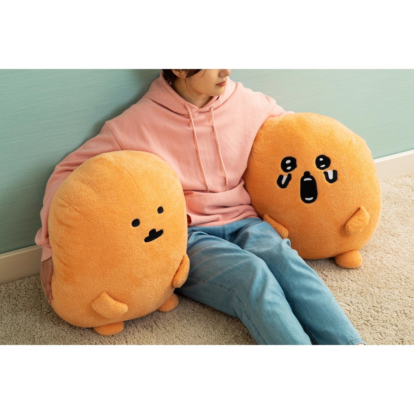 【予約】もぐらコロッケ 特大！サクッとぬいぐるみ ２体セット【予約限定特典付き】【5月中旬発送】【2倍送料】【他の商品と同時購入不可】【キャンペーン対象外】