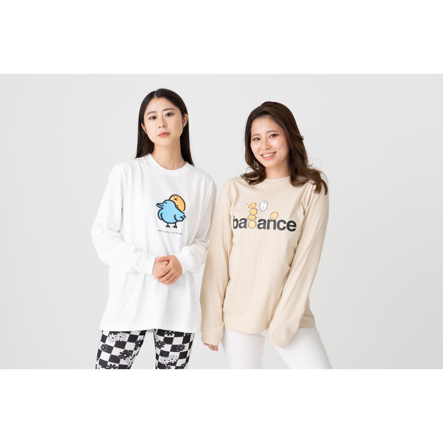 Mogura Corokke L/S T-shirt Balance Sand 