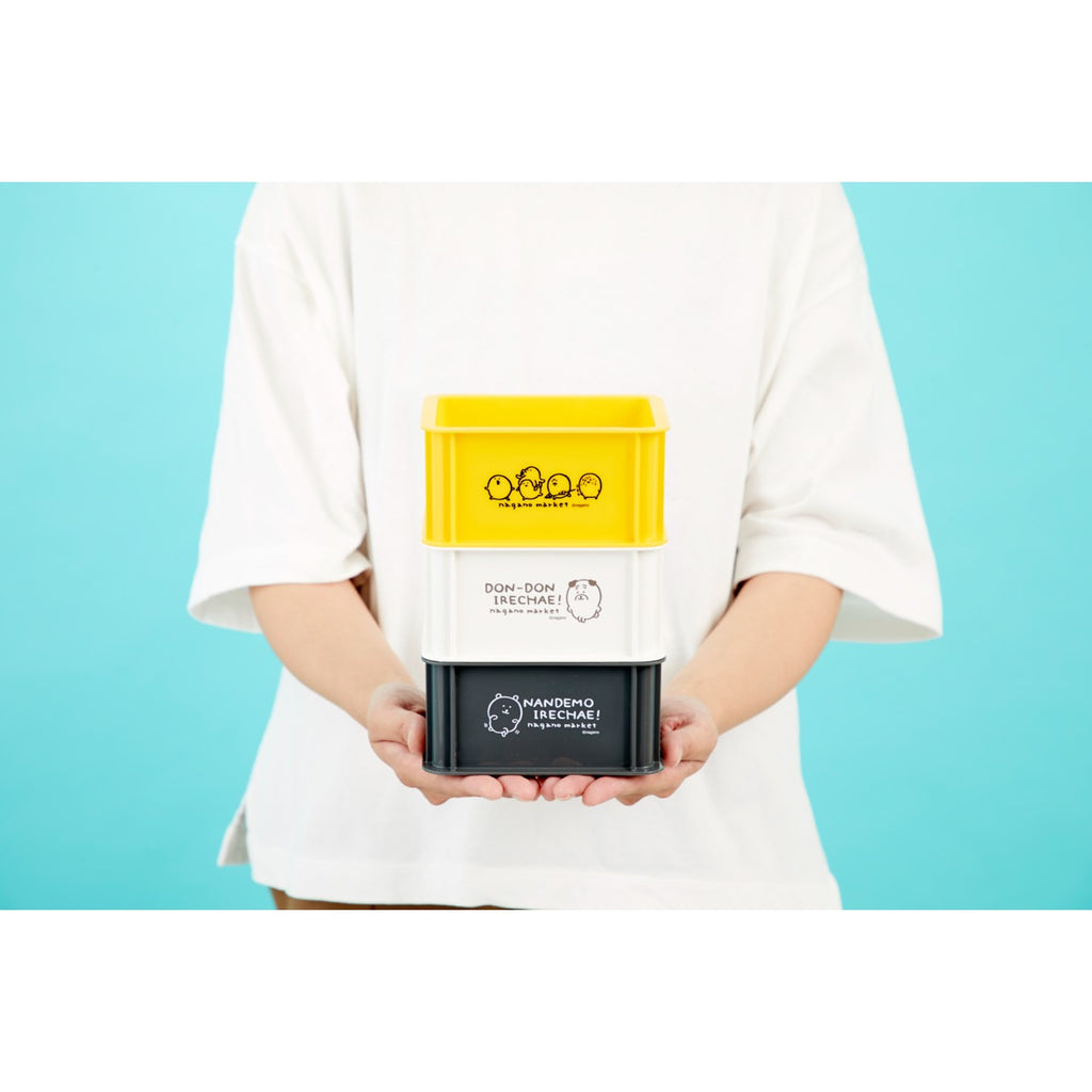 나가노 마켓 데스크를 보관하기 편리합니다! 미니 컨테이너 3p 세트 (나가노 베어)
