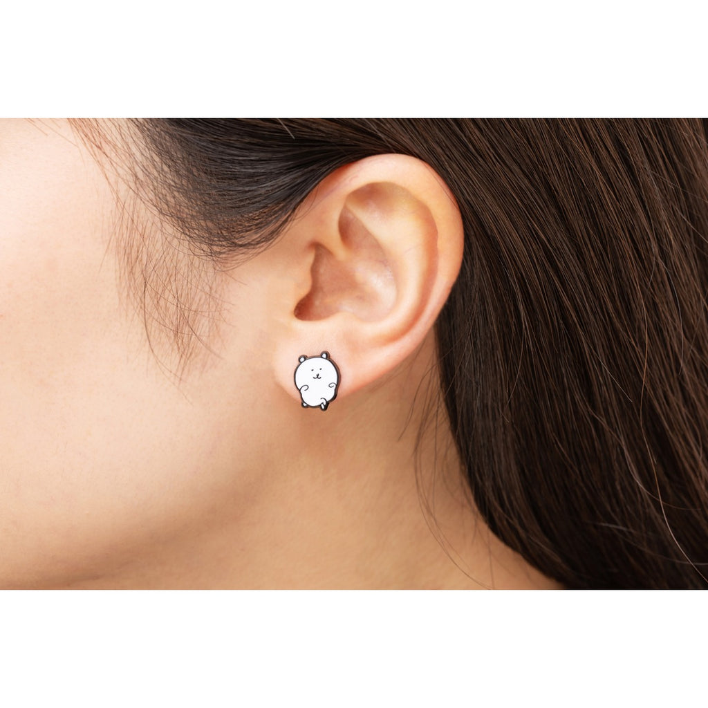 长野市场3件耳环（黑色）