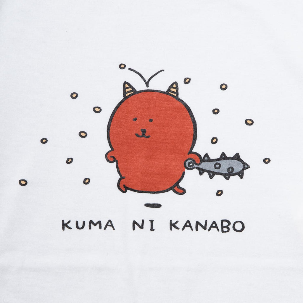 Nagano kuma l/s t -shirt kuma kuma golden白色