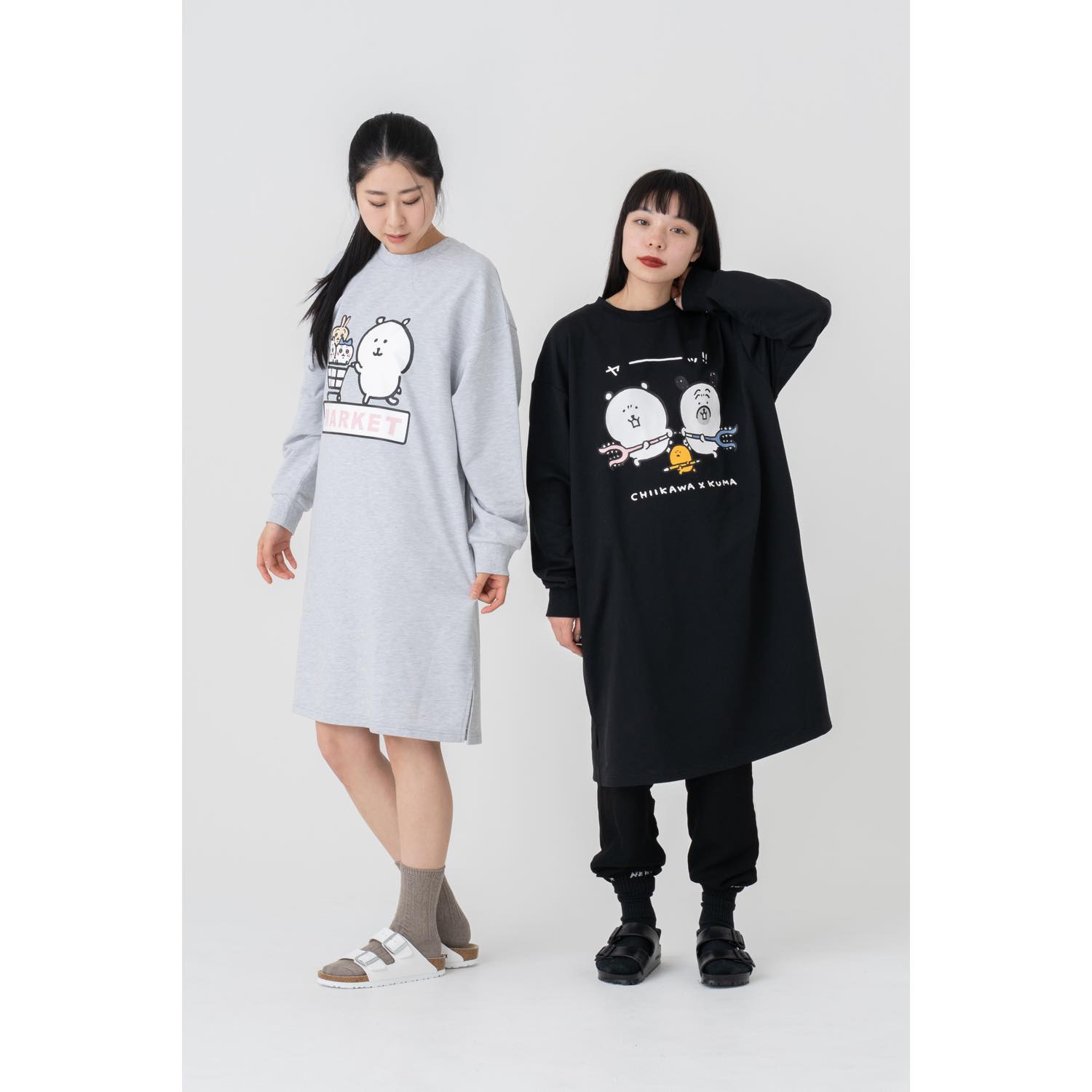 ナガノマーケット スウェットワンピース 討伐 ブラック | ナガノ