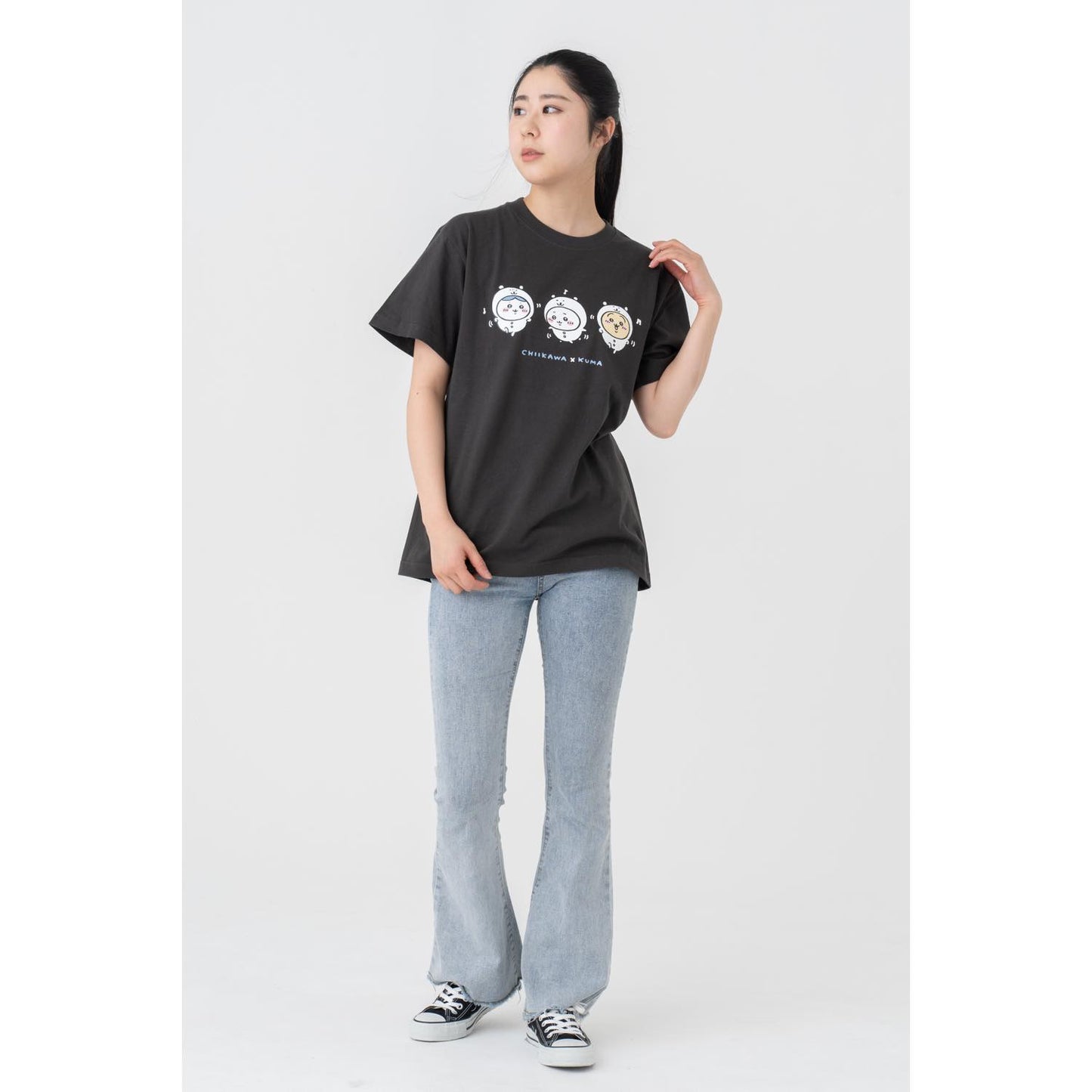 나가노마켓 T셔츠 착용 스미 