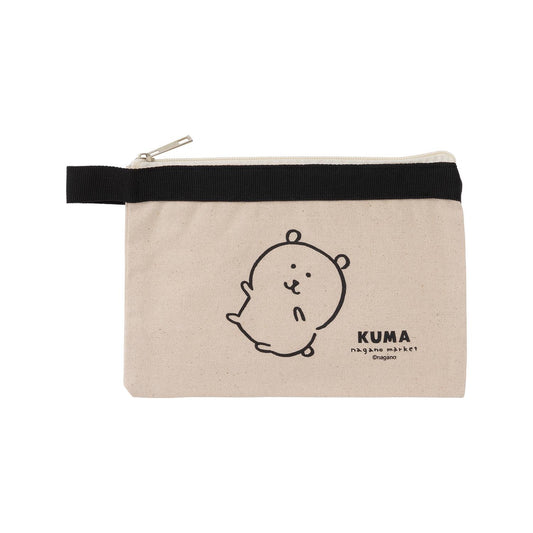 나가노마켓 원컬러플랫포치（나가노쿠마） 