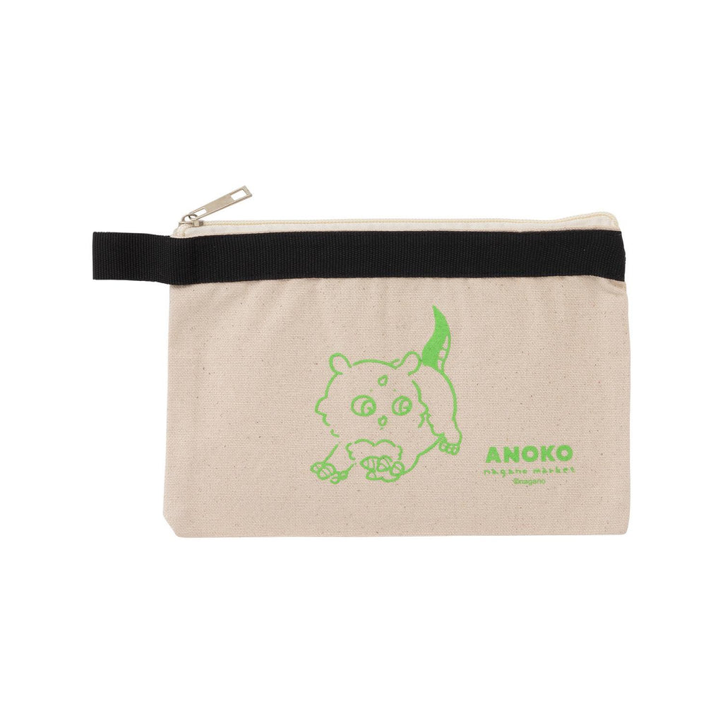 Nagano Market One Color Flat Pouch (Ako)