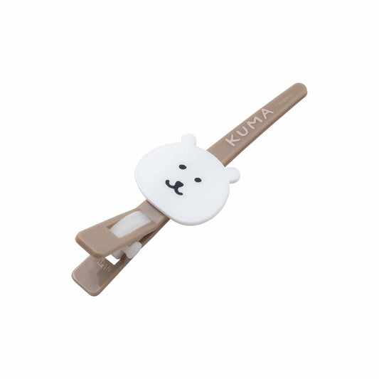 ナガノマーケット ヘアクリップ（くま）